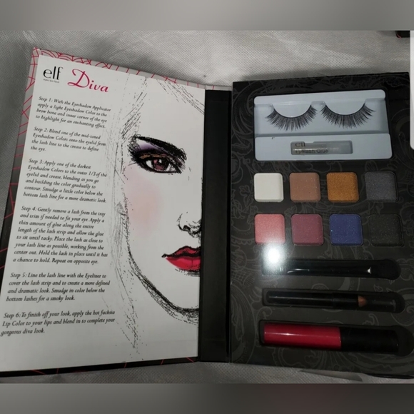 Lot of 2 e.l.f Cosmetics Beauty Books Vampire, & Diva - Picture 6 of 7